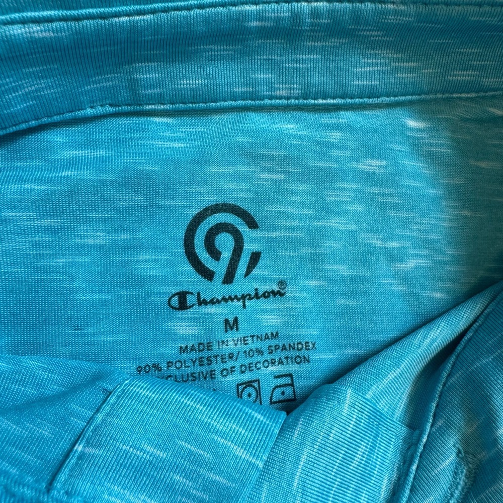 Men's Champion Blue Polo Golf Shirt size medium - Picture 9 of 9